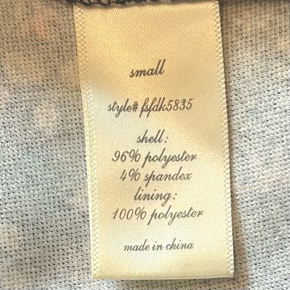 Like New Alya A-Line Fit Flare Floral Pattern Dress Women’s Size Small - Picture 7 of 8